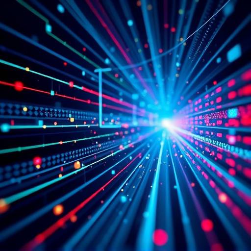 Abstract representation of AI processing data related to toll collection