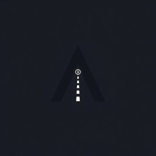 EuroVignette Solutions accessibility logo, featuring stylized 'A' letters interlocking to form a road.